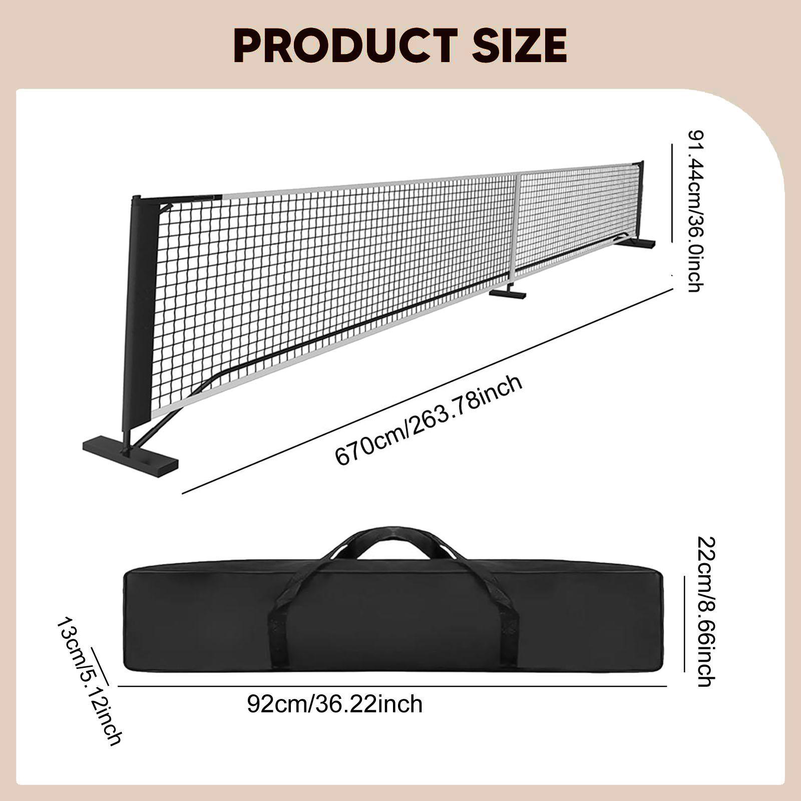 Portable Pickleball Net Set Te - đánh giá và giá Sports Equipment Tennis