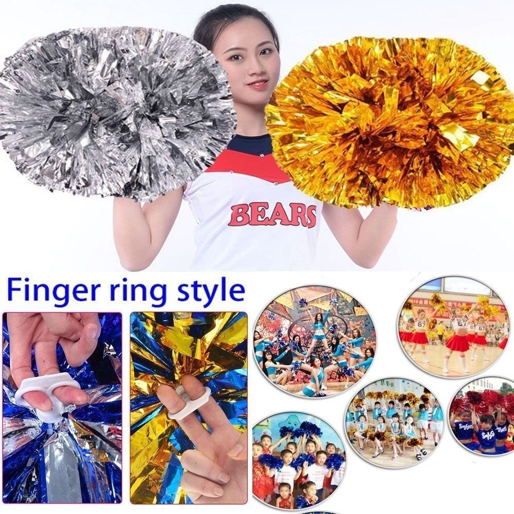 25cm Game Pom Poms PET Come On - đánh giá và giá Cheerleading Pom Pom