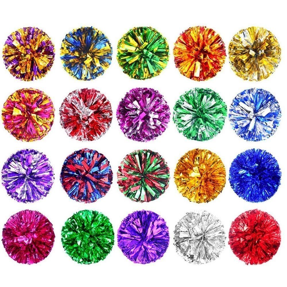 25cm Game Pom Poms PET Come On - đánh giá và giá Cheerleading Pom Pom