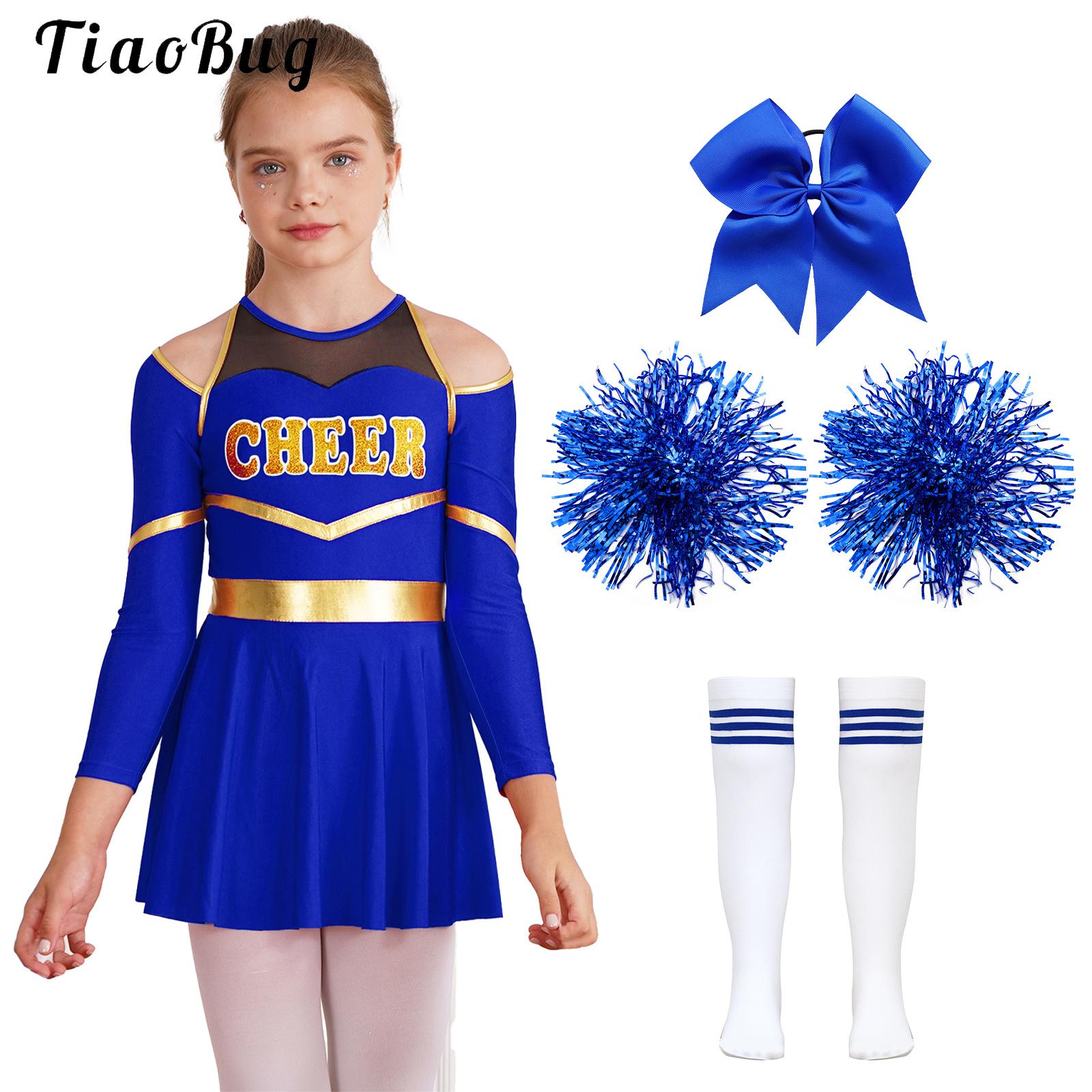 Cheerleader Costume Girls Chee - đánh giá và giá Cheerleading Pom Pom