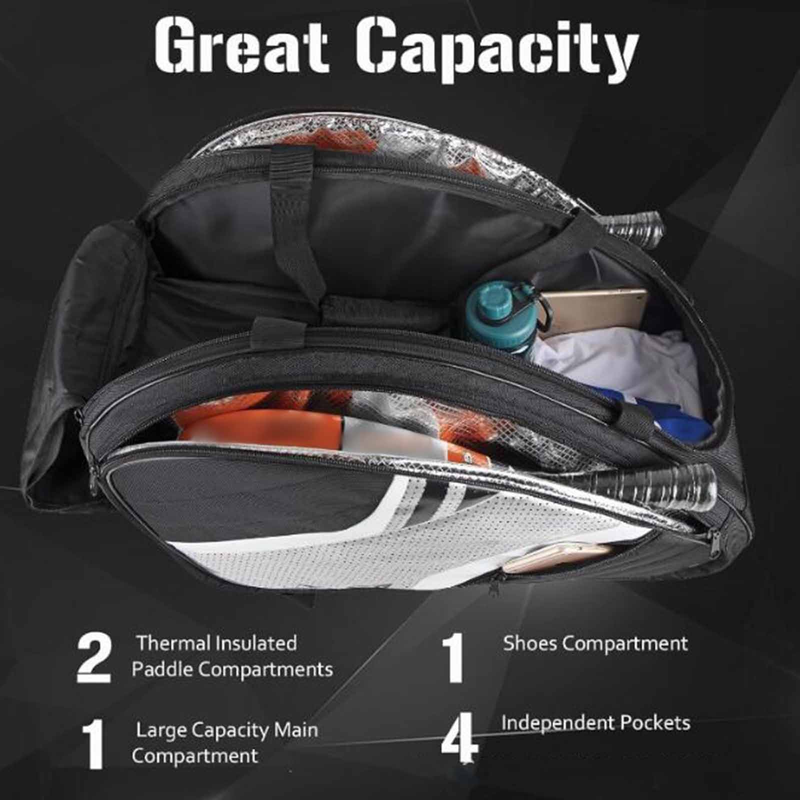 Tennis Backpack Badminton Bag  - đánh giá và giá Sports Equipment Tennis