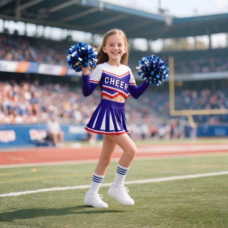 Girls Cheerleader Costume Bask - đánh giá và giá Cheerleading Pom Pom