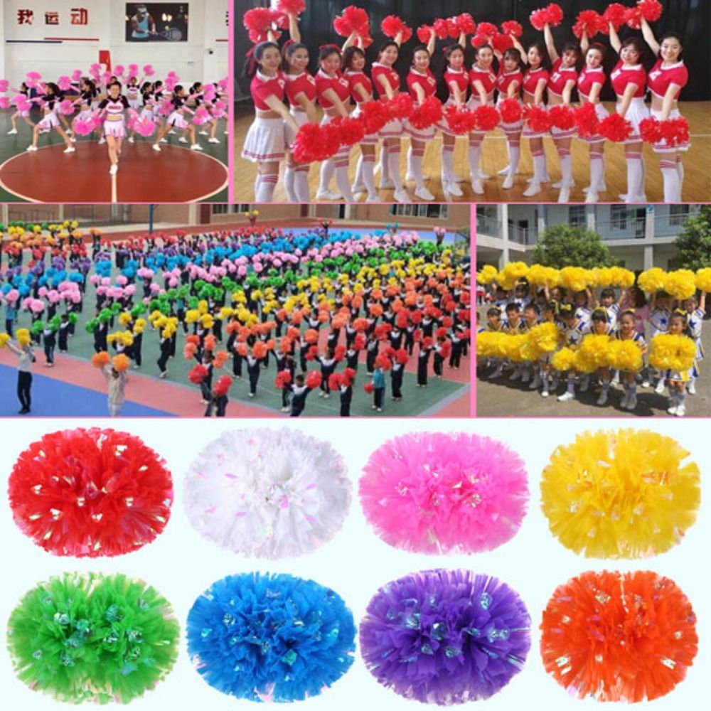 9 Colors Game Pompoms High Qua - đánh giá và giá Cheerleading Pom Pom